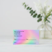 Manicure Nail Tech Client Afspraakkaarten Afsprakenkaartje (Staand voorkant)