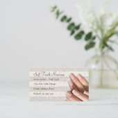 Manicure Nail Tech-Visitekaartjes Visitekaartje (Staand voorkant)