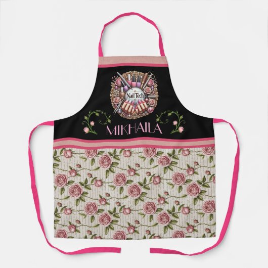 Manicure Nail Technician Schort (Voorkant)