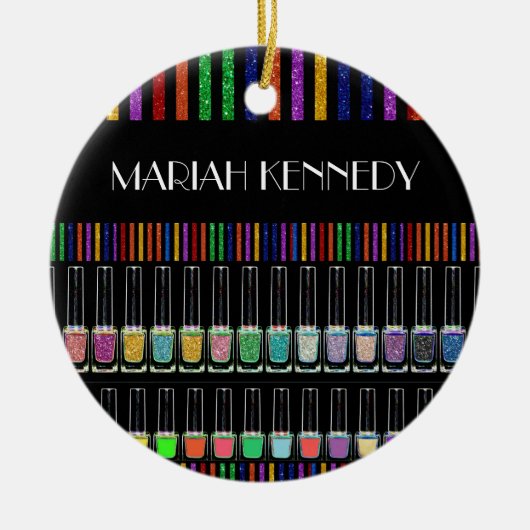 Manicure Nail-technicus Keramisch Ornament (Voorkant)