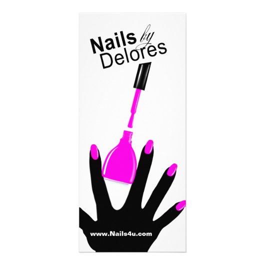 MANICURE PEDICURE Coupon Menu violet (Voorkant)