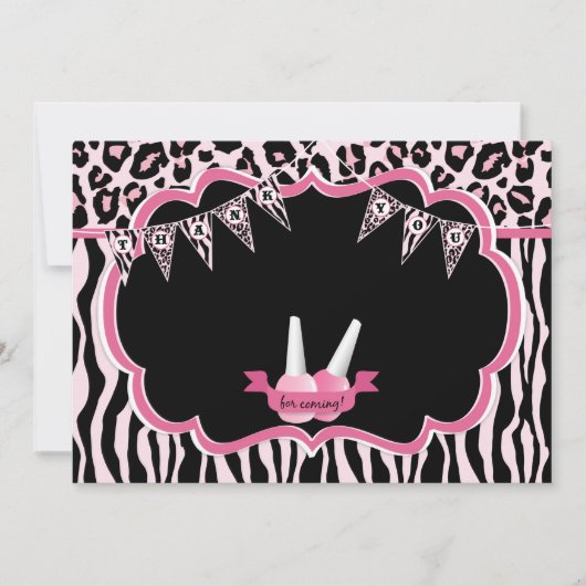 Manicure & Pedicure Spa Party Dank je wel Bedankkaart (Voorkant)