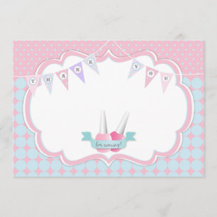 Manicure & Pedicure Spa Party Dank je wel Bedankkaart