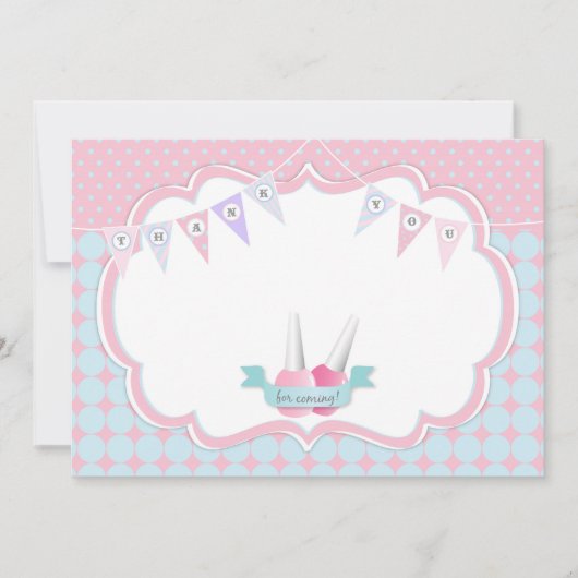 Manicure & Pedicure Spa Party Dank je wel Bedankkaart (Voorkant)