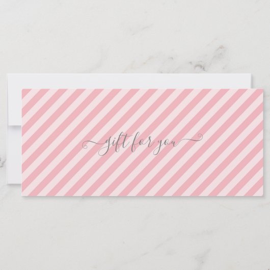 Manicure Pink Gift Voucher Certificate (Achterkant)