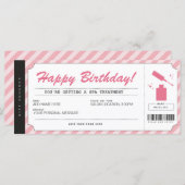Manicure Pink Gift Voucher Certificate (Voorkant / Achterkant)
