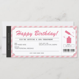 Manicure Pink Gift Voucher Certificate