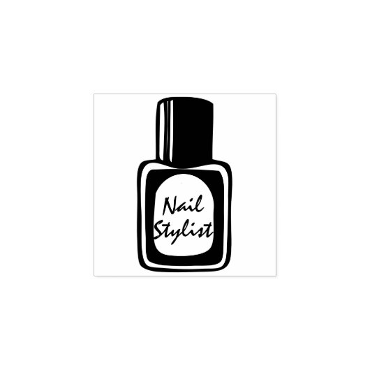 Manicure prothetische nagels rubberstempel (Afrduk)
