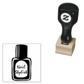 Manicure prothetische nagels rubberstempel (Gestempeld)