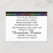 Manicure Salon - Nail Technicus - Nail Art Busin Visitekaartje (Achterkant)