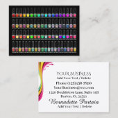 Manicure Salon - Nail Technicus - Nail Art Busin Visitekaartje (Voorkant / Achterkant)