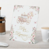 manicure station make-up prinses meisje reclamebord met voetstuk (Insitu)