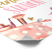 Manicure Station Spa Party Makeup Glamor Girl Pos Poster (Hoek)