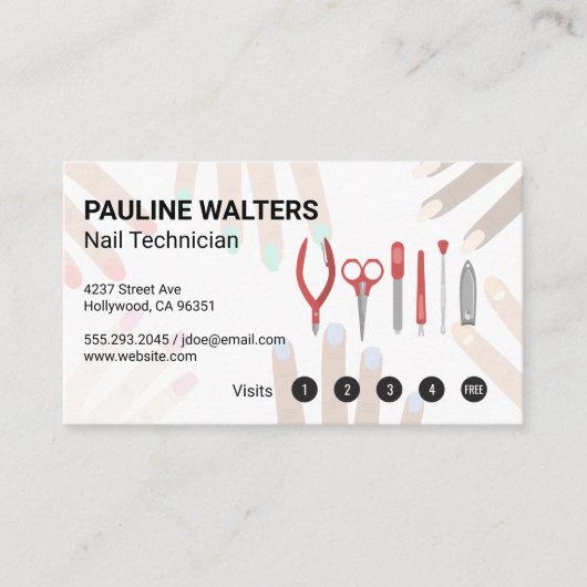 Manicured Hands | Loyalty-Kaarten Klantenkaartje (Voorkant)