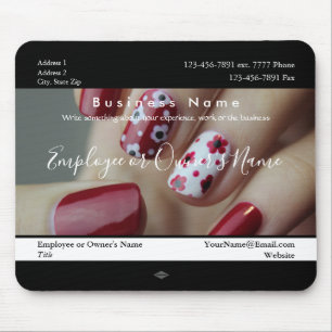 Manicured Nails Promo Business Photo Mousepad Muismat