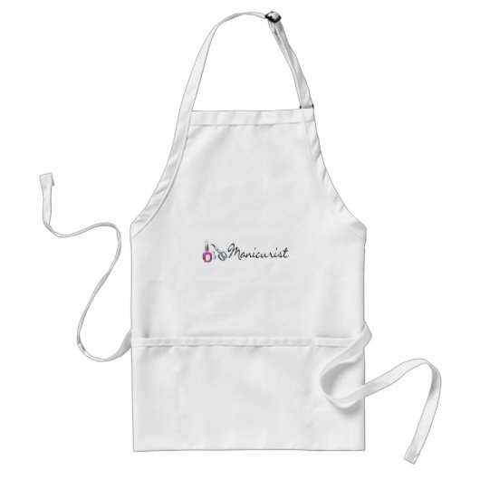 Manicurist 2 standaard schort (Voorkant)
