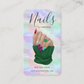Manicurist Artist Chic Nail Studio Stylish Opal Visitekaartje (Voorkant)