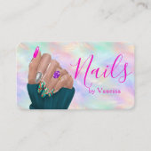 Manicurist Artist Opal Iridescent Nail Art Chic Visitekaartje (Voorkant)