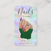 Manicurist Artist Stylish Nail Studio Chic Opal Visitekaartje (Voorkant)