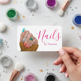 Manicurist Beauty Salon Nail Technician Visitekaartje