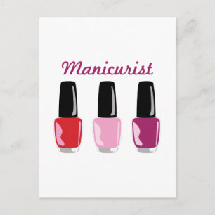 Manicurist Briefkaart
