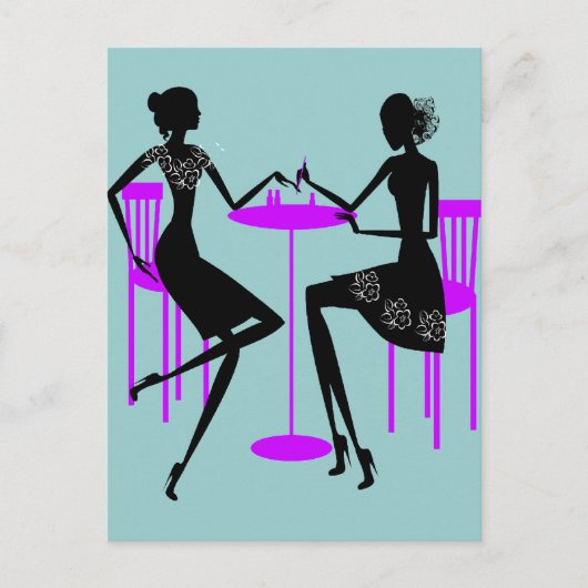 Manicurist Briefkaart (Voorkant)