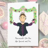 Manicurist Cartoon Funny Thank You from Customer Kaart