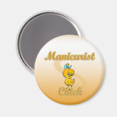Manicurist Chick Magneet (Voorkant / Achterkant)