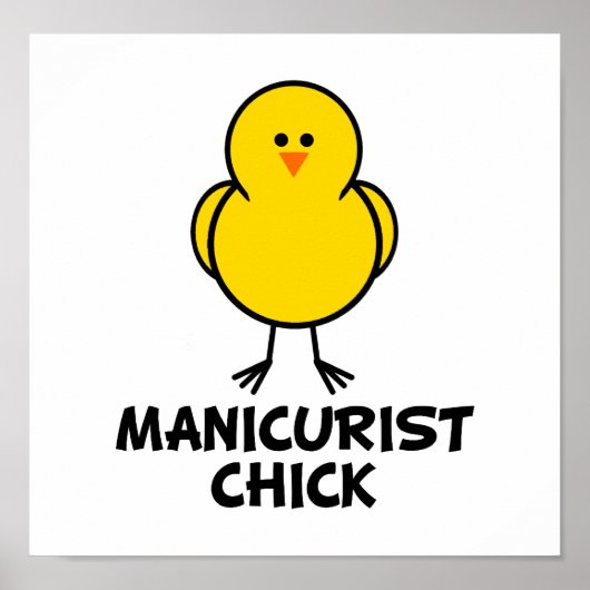 Manicurist Chick Poster (Voorkant)