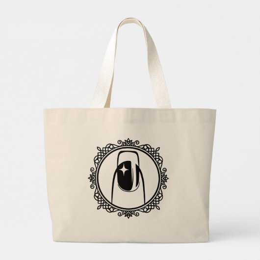 Manicurist Design is prachtig Grote Tote Bag (Achterkant)
