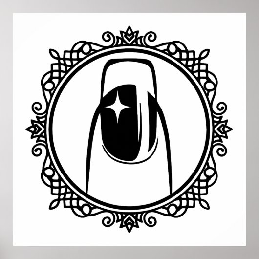 Manicurist Design is prachtig Poster (Voorkant)
