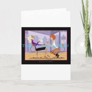 Manicurist Hartelijk dank Bedankkaart