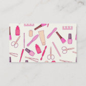 Manicurist, Nail Artist, Nail Technicus freelance Visitekaartje (Achterkant)