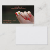 Manicurist, Nail Artist, Nail Technicus freelance Visitekaartje (Voorkant / Achterkant)