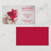 Manicurist, Nail Artist, Nail Technicus freelance Visitekaartje (Voorkant / Achterkant)