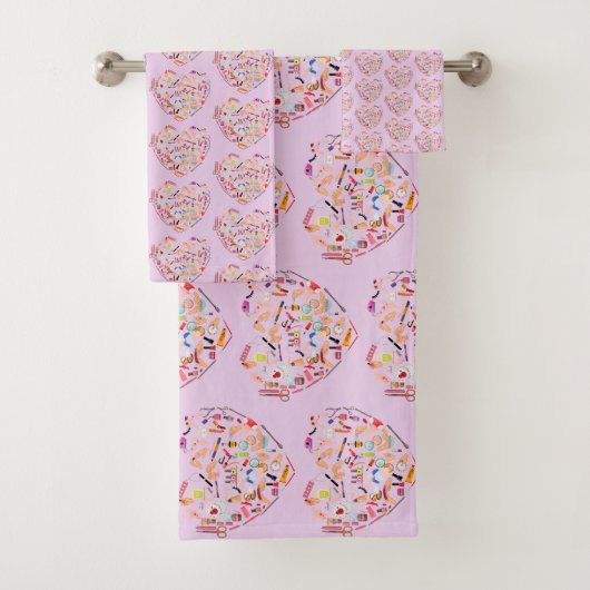 Manicurist Nail-technicus — Hoofd van het hulpprog Bad Handdoek (Insitu)