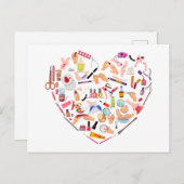 Manicurist Nail-technicus — Hoofd van het hulpprog Briefkaart (Voorkant / Achterkant)