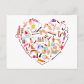 Manicurist Nail-technicus — Hoofd van het hulpprog Briefkaart (Voorkant)