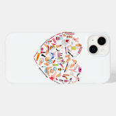 Manicurist Nail-technicus — Hoofd van het hulpprog Case-Mate iPhone Case (Achterkant (horizontaal))