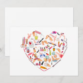 Manicurist Nail-technicus — Hoofd van het hulpprog Feestdagenkaart (Voorkant / Achterkant)