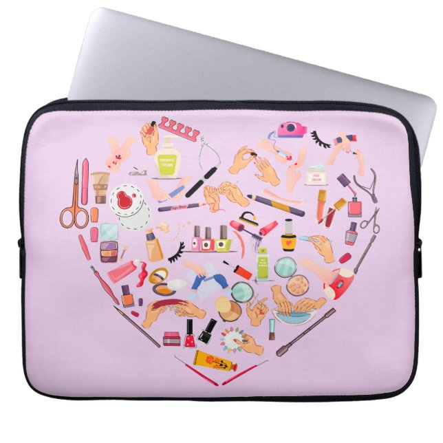Manicurist Nail-technicus — Hoofd van het hulpprog Laptop Sleeve (Voorkant)