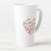 Manicurist Nail-technicus — Hoofd van het hulpprog Latte Mok (Rechterhoek)