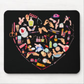 Manicurist Nail-technicus — Hoofd van het hulpprog Muismat (Voorkant)