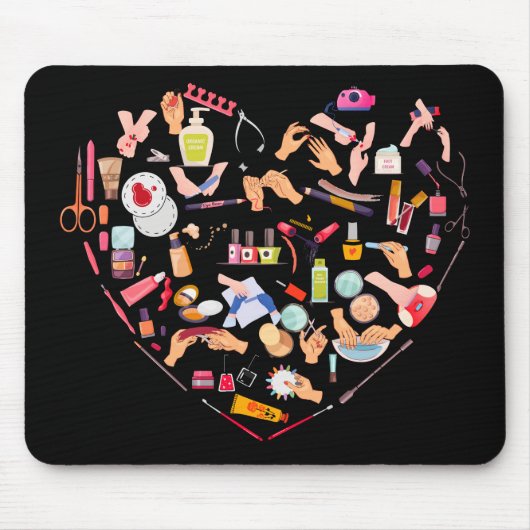 Manicurist Nail-technicus — Hoofd van het hulpprog Muismat (Voorkant)