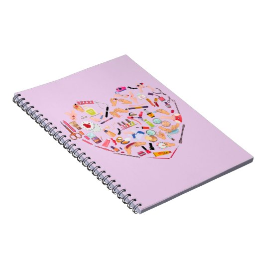 Manicurist Nail-technicus — Hoofd van het hulpprog Notitieboek (Rechterzijde)