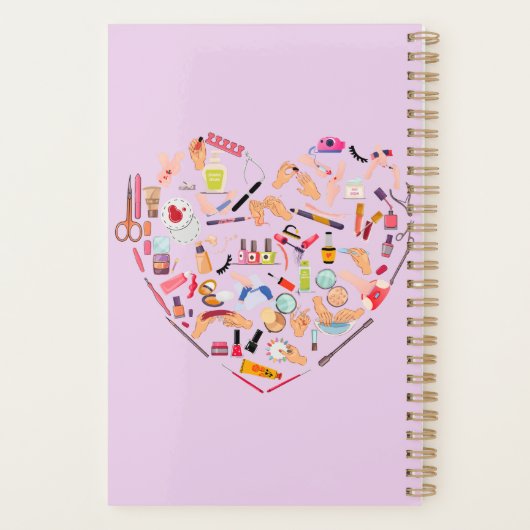 Manicurist Nail-technicus — Hoofd van het hulpprog Planner (Achterkant)