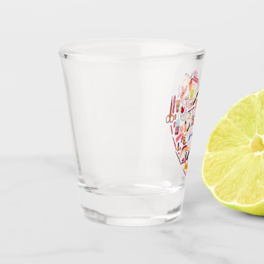 Manicurist Nail-technicus — Hoofd van het hulpprog Shot Glas (Links)