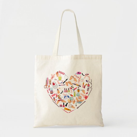 Manicurist Nail-technicus — Hoofd van het hulpprog Tote Bag (Voorkant)