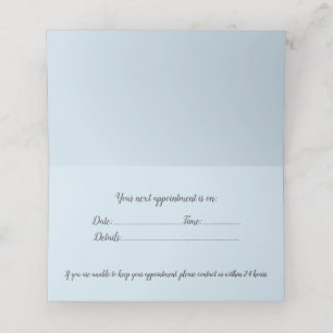 Manicurist Pedicurist Nail Salon Services Afsprakenkaart