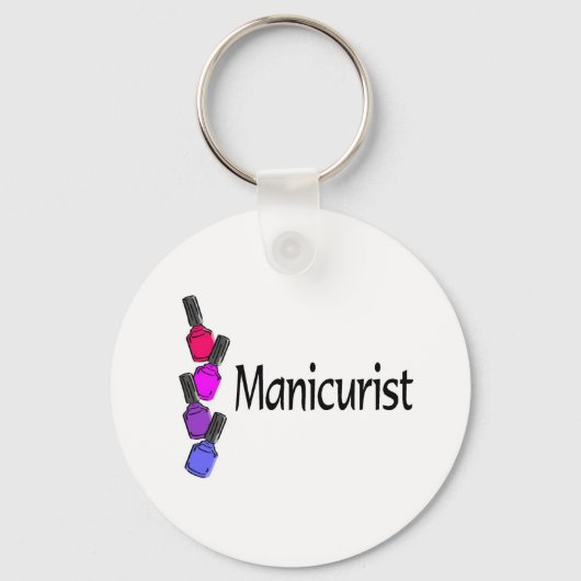 Manicurist Pools Sleutelhanger (Voorkant)